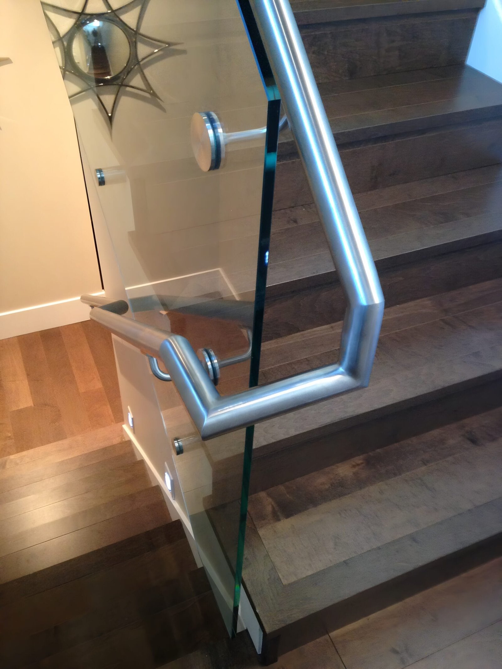 Floating Hand Rails Floating Stairs - Craftwell Industries | Floating Stairs, Frameless ...